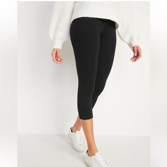 Old Navy High-Waisted Crop Leggings! - Picture 1 of 5